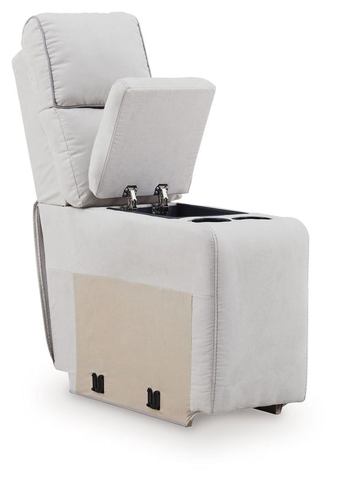 Social Pointe - Console With Storage - Pearl / Ash - Simple Home Plus