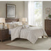 Anslee - 3 Piece Yarn Dyed Duvet Cover Set - Taupe - Simple Home Plus