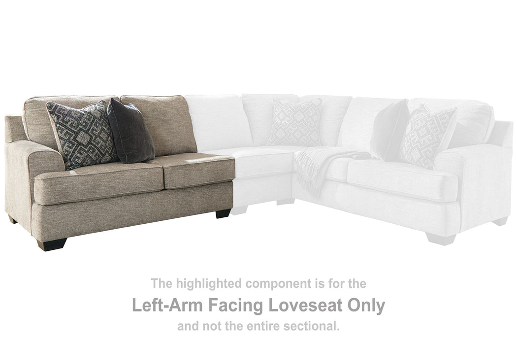 Bovarian - LAF Loveseat - Stone - Simple Home Plus