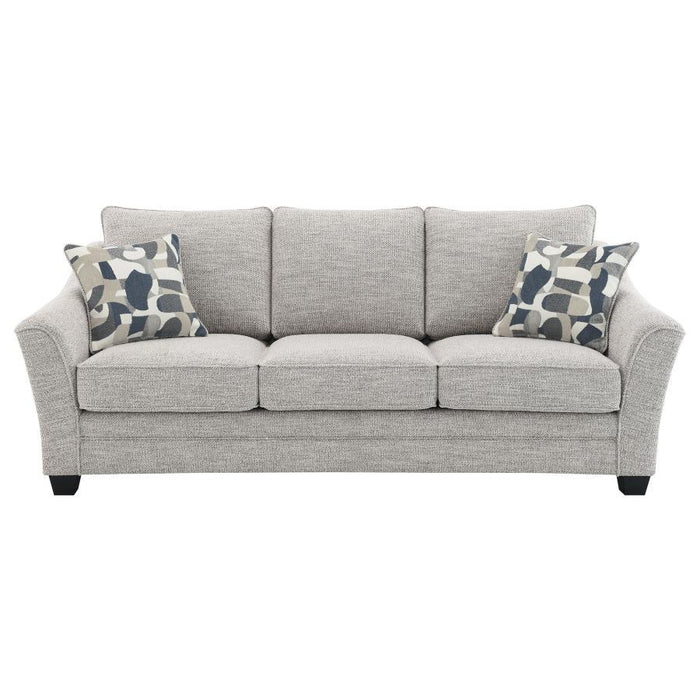 Tomkins - Boucle Upholstered Sofa - Light Gray - Simple Home Plus