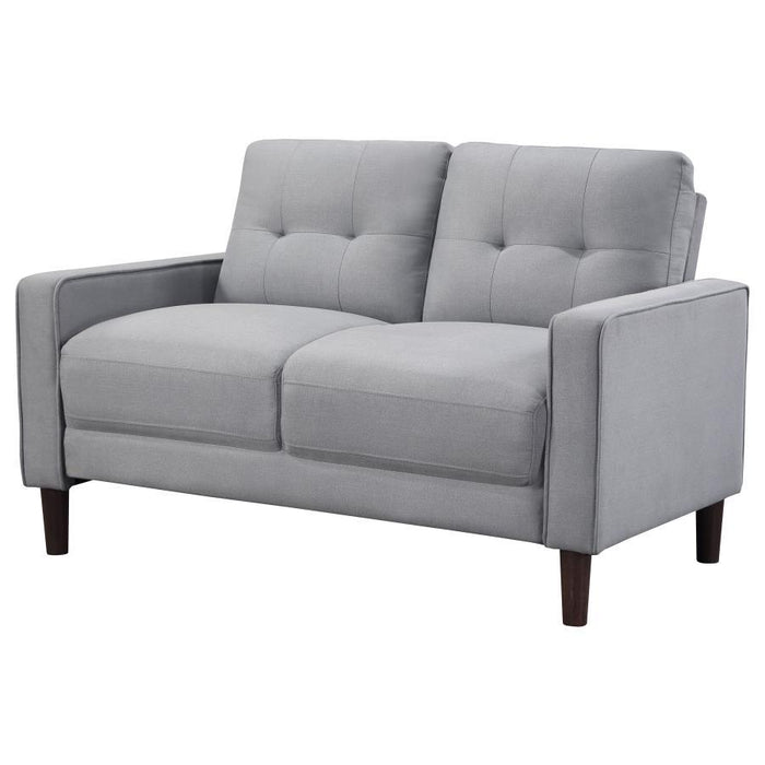 Bowen - Upholstered Track Arm Tufted Loveseat - Simple Home Plus