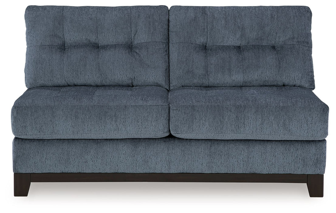 Maxon Place - Armless Loveseat - Navy - Simple Home Plus