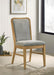 Croyden - Dining Side Chair (Set of 2) - Gray / Weathered Natural - Simple Home Plus