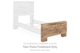 Hyanna - Twin Panel Footboard - Tan - Simple Home Plus