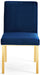 Opal - Dining Chair with Gold Legs (Set of 2) - Simple Home Plus