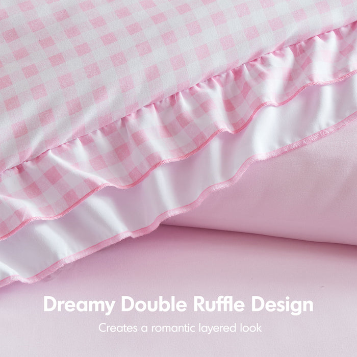 Rowena - Comforter Set - Pink - Simple Home Plus