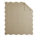 Tuscany - Oversized Quilted Throw - Khaki - Simple Home Plus