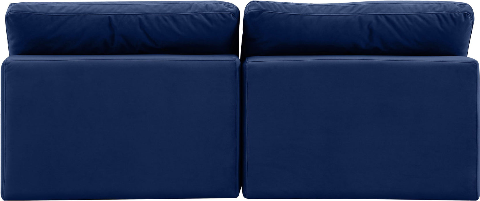Comfy - Velvet Modular Armless Sofa 2 Seats - Simple Home Plus