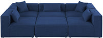 Cube - Linen 6 Piece Modular Sectional - Simple Home Plus