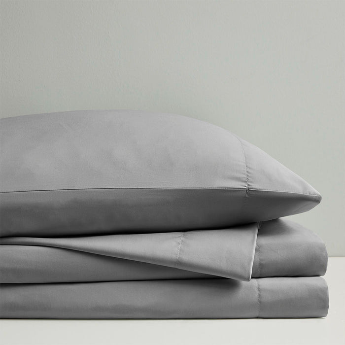 California King Smart Cool Microfiber Sheet Set - Gray