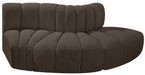 Arc - Boucle Fabric 3 Piece Modular Sofa - Simple Home Plus