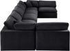 Comfy - 7 Piece Velvet Modular Armless Sectional - Simple Home Plus
