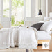 Tuscany - 3 Piece Reversible Scalloped Edge Coverlet Set - White - Simple Home Plus