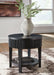 Marstream - Black - Round End Table - Simple Home Plus