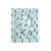 Cozy Flannel - Printed Sheet Set California King - Aqua French Bulldog - Simple Home Plus