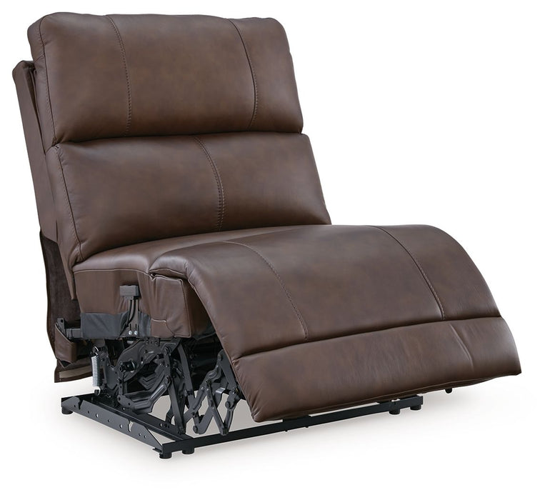 Bleckley - Power Armless Recliner With Adjustable Headrest - Espresso - Simple Home Plus