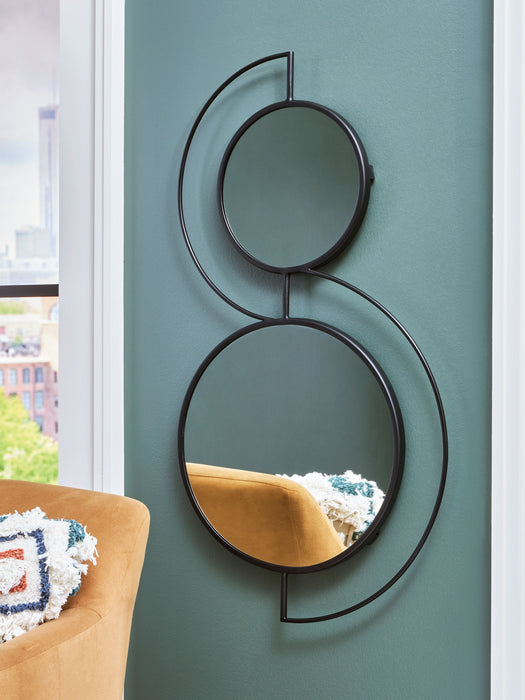 Shayham - Black - Accent Mirror - Simple Home Plus