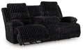 Rhine Falls - Reclining Power Sofa With Drop Down Table - Onyx - Simple Home Plus