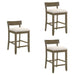 Merie - Modern Transitional Wood Counter Height Kitchen Bar Stool - Simple Home Plus