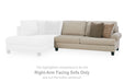 Steelwater Retreat - RAF Sofa - Latte - Simple Home Plus