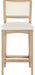 Atrium - Counter Stool With Brushed Natural Base (Set of 2) - Simple Home Plus