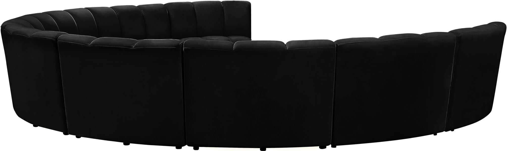 Infinity - 9 Piece Velvet Modular Sectional - Simple Home Plus