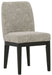Burkhaus - Beige / Dark Brown - Dining UPH Side Chair (Set of 2) - Simple Home Plus