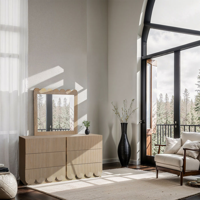 Scallop - Mirror - Simple Home Plus
