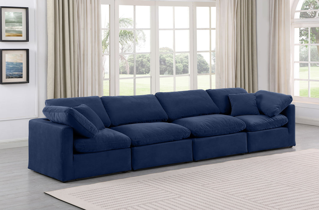 Indulge - Velvet 4 Seat Modular Sofa - Simple Home Plus