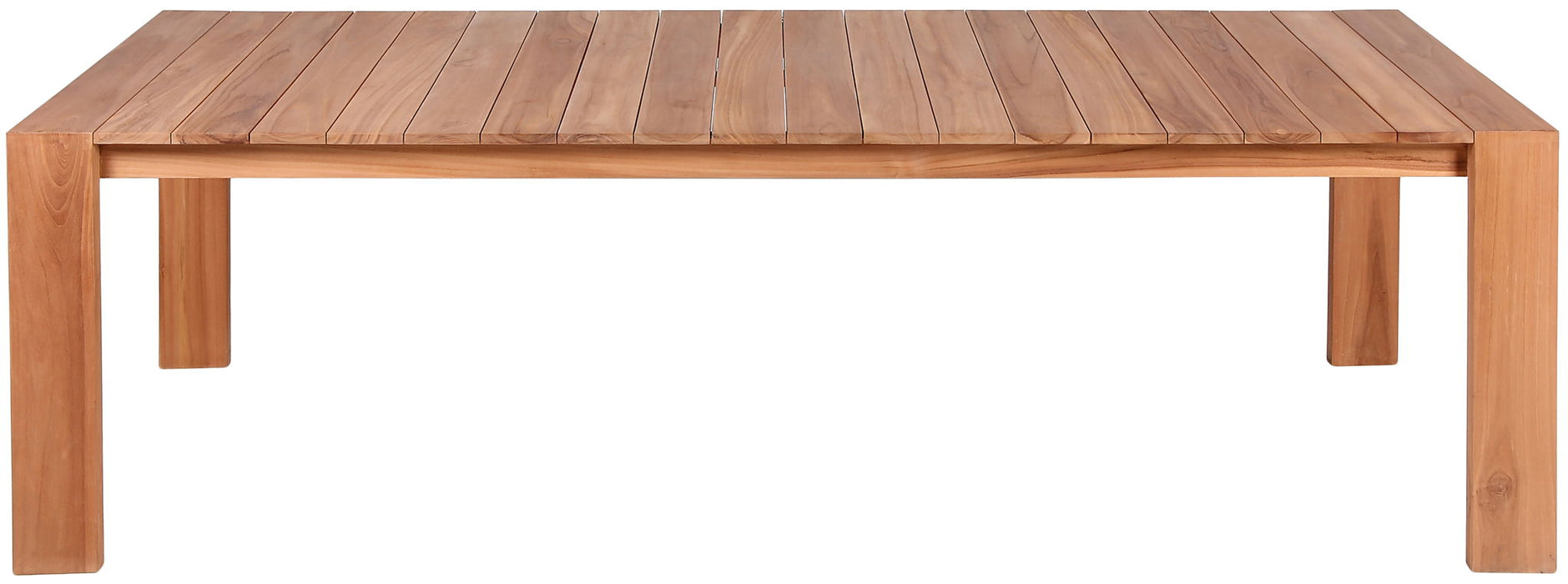 Tulum - Teak Outdoor Patio Dining Table - Natural - Simple Home Plus