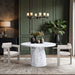 Cosenza - Round Concrete Dining Table - Simple Home Plus