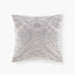 Biron - Square Decor Pillow - Silver - Simple Home Plus