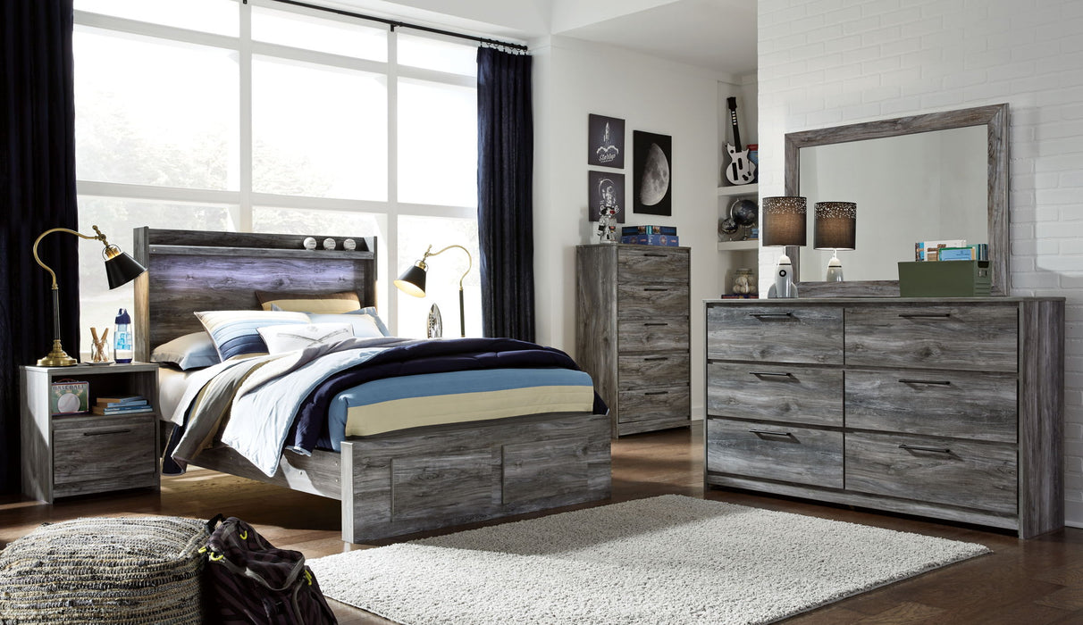 Baystorm - Panel Bedroom Set - Gray - Simple Home Plus