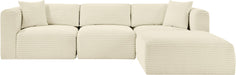 Shaggy - 4 Piece Modular Sectional - Simple Home Plus