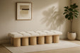 Pavilion - 12 Piece Modular Bench With Natural Base - Simple Home Plus