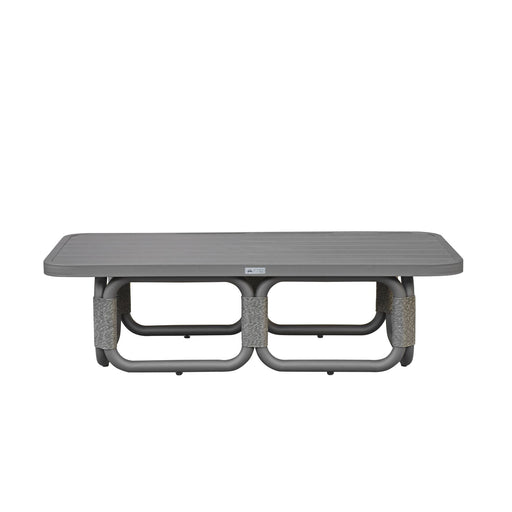 Dorado - Rectangular Outdoor Coffee Table - Gray - Simple Home Plus