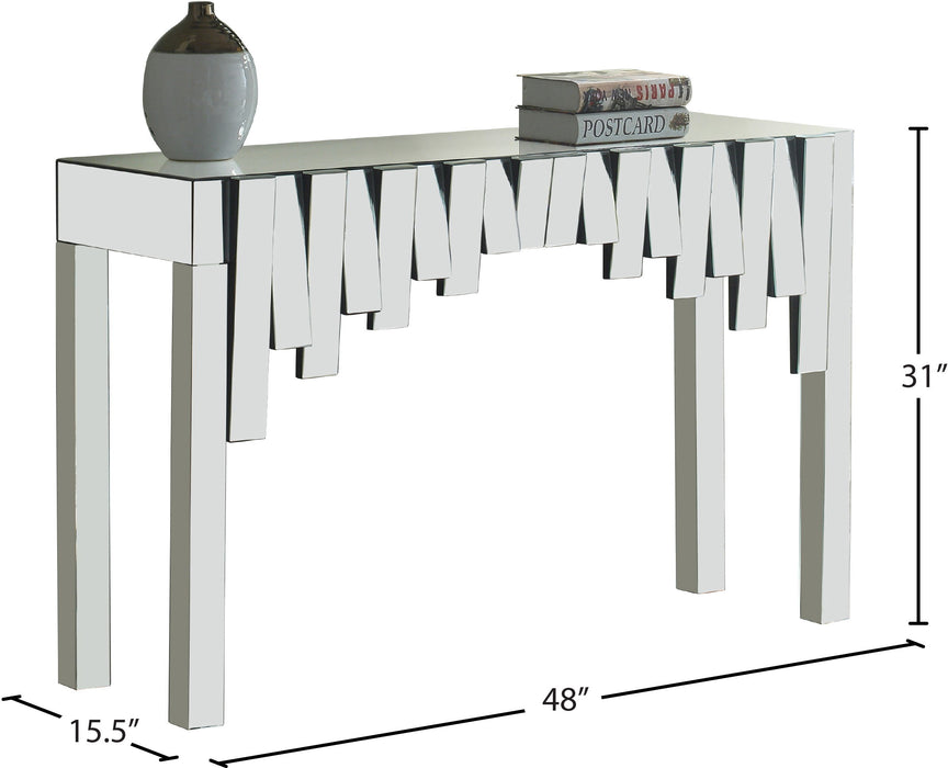 Kylie - Console Table - Pearl Silver - Simple Home Plus