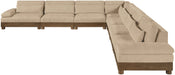 Turin - Chenille Fabric Upholstered Modular Sectional - Beige - Simple Home Plus