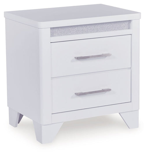 Jarlee - White - Two Drawer Night Stand - Simple Home Plus