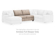 Newellen - Armless Full Sleeper - Beige - Simple Home Plus