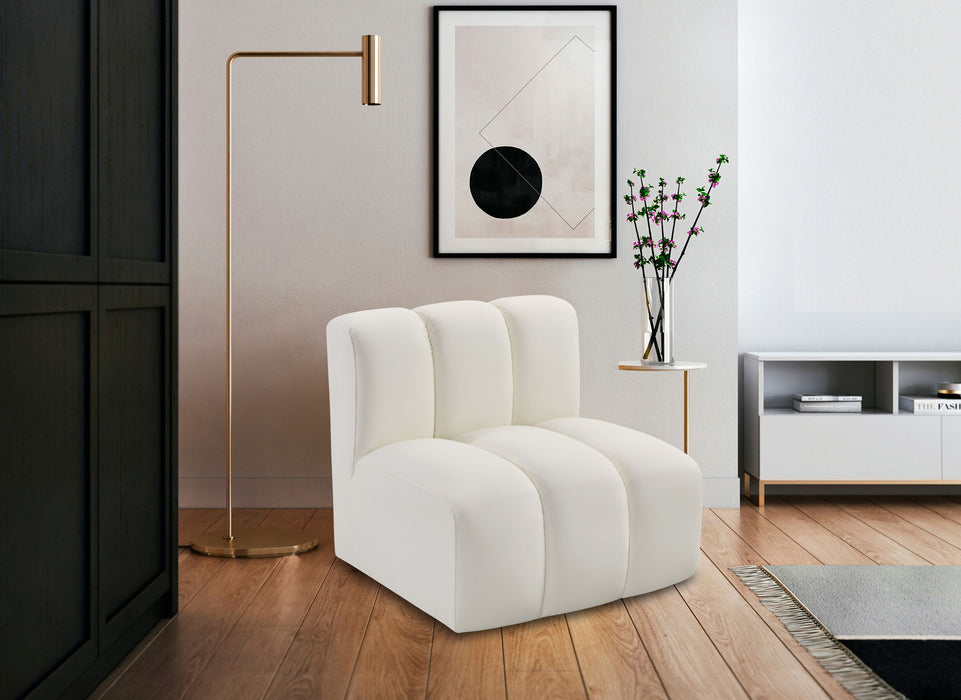 Arc - Faux Leather Straight Chair - Simple Home Plus