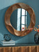 Aajon - Brown - Accent Mirror - Simple Home Plus