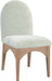 Waldorf - Chenille Dining Side Chair With Natural Legs - Simple Home Plus