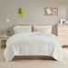 Malea - Shaggy Comforter Mini Set - Ivory - Simple Home Plus