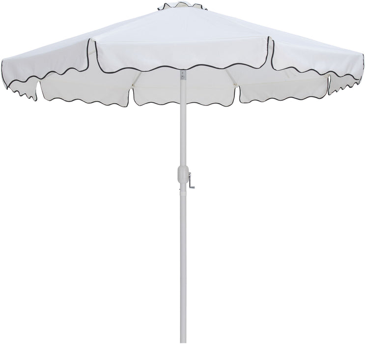 Amalfi - Aluminum Patio Umbrella - White Base / White Pole - Simple Home Plus