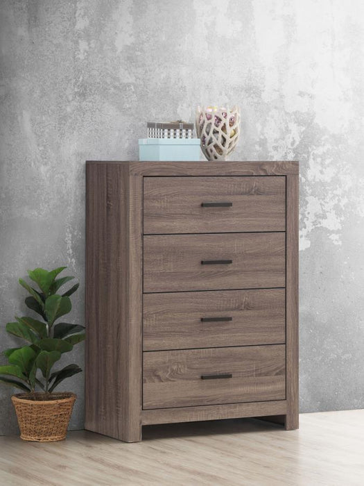 Brantford - 4-Drawer Bedroom Chest - Simple Home Plus