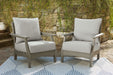 Visola - Gray - Lounge Chair w/Cushion (Set of 2) - Simple Home Plus
