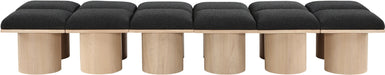 Pavilion - 12 Piece Modular Bench With Natural Base - Simple Home Plus
