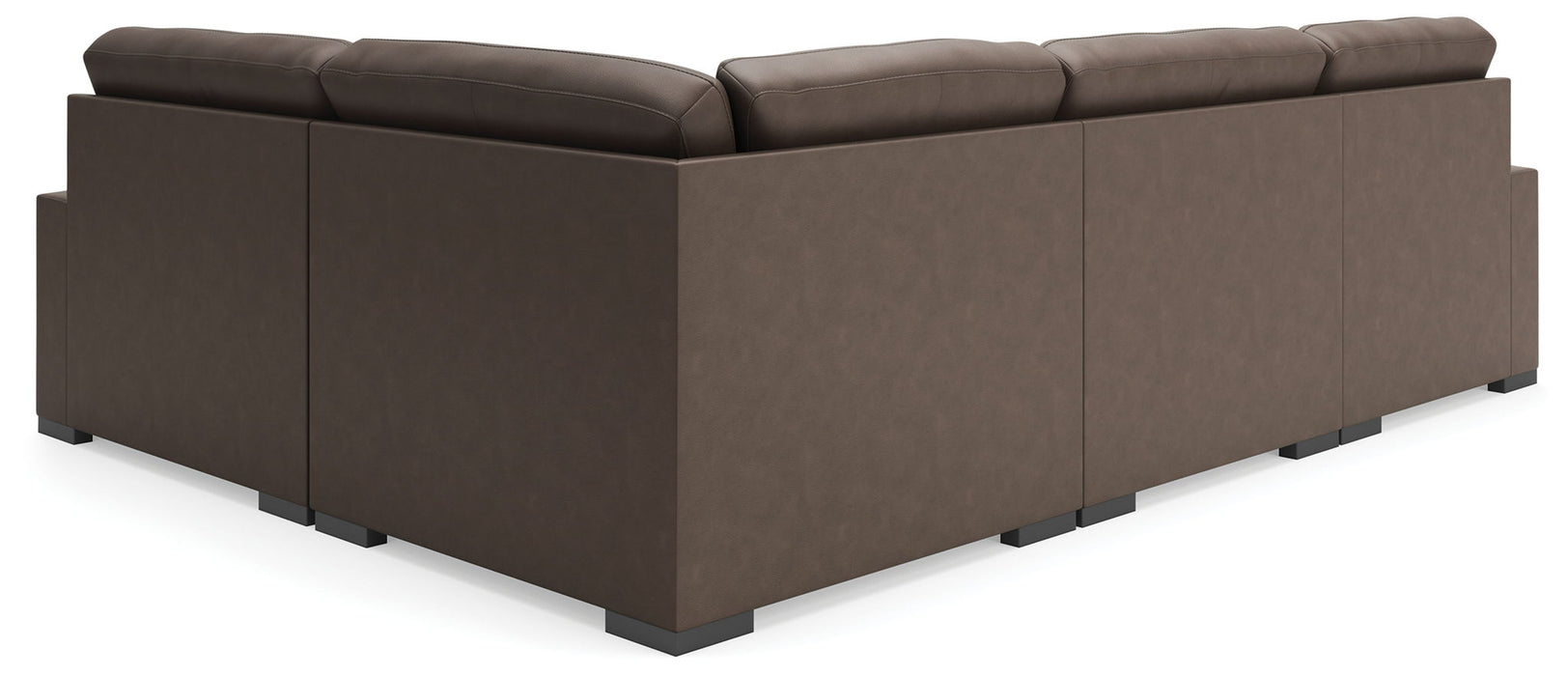 Calden - 4-Piece Sectional With LAF Corner Chaise - Chocolate - Simple Home Plus