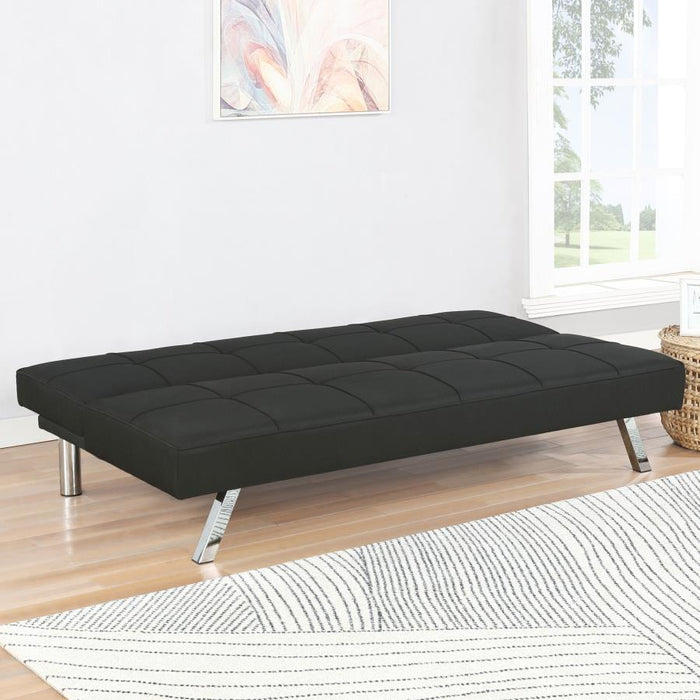 Joel - Upholstered Tufted Convertible Sofa Bed - Simple Home Plus